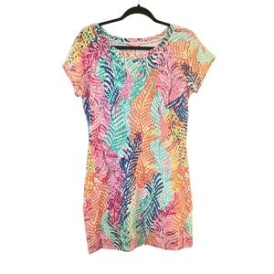 Lilly Pulitzer Colorful Electric Feel TAMMY French Terry Dress S